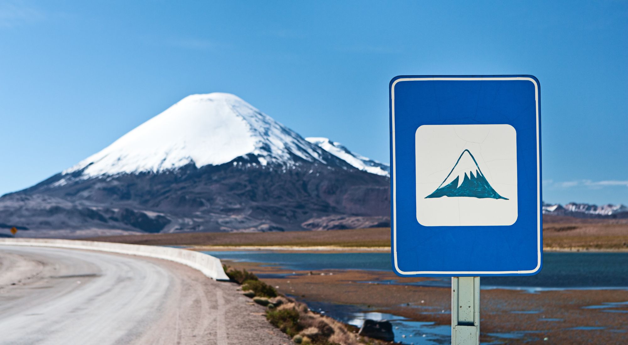 Camino al lago.